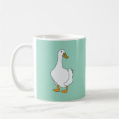 Duck Bird White Duck Kaffeetasse (Links)