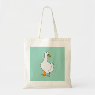 Duck Bird White Duck Tragetasche