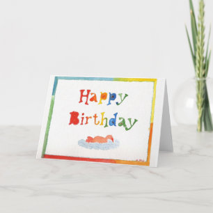 Duck Birthday Card Karte