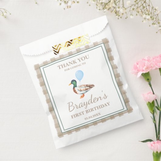 Duck Birthday Favor Bag Geschenktütchen (Versiegelt)
