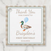 Duck Birthday Geschenkanhänger (Vorderseite)