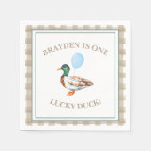 Duck Birthday Napkin Serviette (Vorderseite)