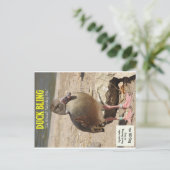 Duck Bling Postkarte (Stehend Vorderseite)