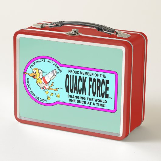 DUCK BOMBER METALL BROTDOSE (Vorderseite)