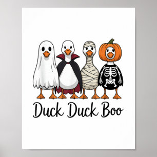 Duck Boo Funny Goose Halloween Kostüm _1 Poster