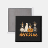 Duck Boo Funny Niedlich Soky Halloween Familiengos Magnet (Vorderseite/Rückseite)