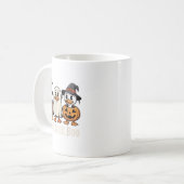 Duck Boo Funny Niedlich Soky Halloween Retro Gänse Kaffeetasse (Vorderseite Links)