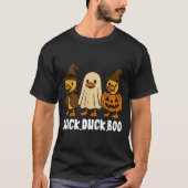 Duck Boo Spooky Halloween Goose Pumpkin T-Shirt (Vorderseite)