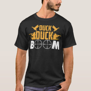 Duck Boom dog druckt schwarzes Labor Welpe  T-Shirt