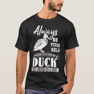 Duck Boston Terrier Canine T-Shirt
