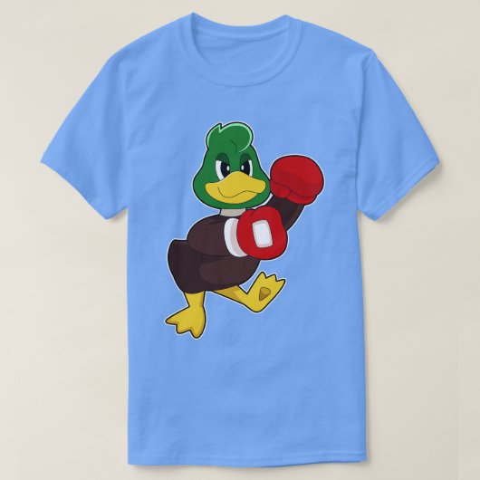 Duck Boxer Boxhandschuhe T-Shirt (Design vorne)