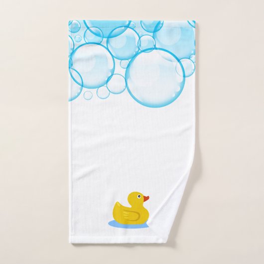 Duck Bubbles Badezimmer Handtuch Set (Handtuch)