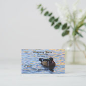 Duck Business Card Visitenkarte (Stehend Vorderseite)