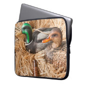 Duck Call Mallard Drake Jagd 15" Laptop Case (Vorderseite Links)