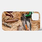Duck Call Mallard Draunting Monogram IPAD Case (Rückseite (Horizontal))