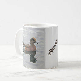 Duck Calm Wigeon Water Brown Lake Kaffeetasse