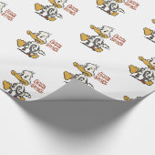 Duck-Cartoon-Klinge Choose Background | Geschenkpapier (Ecke)
