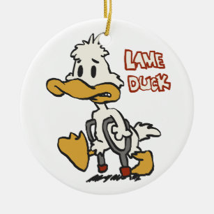 Duck-Cartoon-Klinge Choose Background   Keramik Ornament