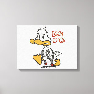 Duck-Cartoon-Klinge Choose Background   Leinwanddruck