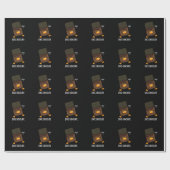 Duck Chocolate Funny Dark Chocolate Pub Dark BG Geschenkpapier (Flach)