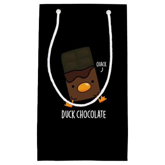 Duck Chocolate Funny Dark Chocolate Pub Dark BG Kleine Geschenktüte (Vorderseite)
