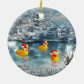 Duck Christmas Keramik Ornament (Hinten)