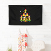 Duck Christmas Tree Banner (Insitu)