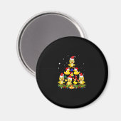 Duck Christmas Tree Magnet (Vorderseite/Rückseite)