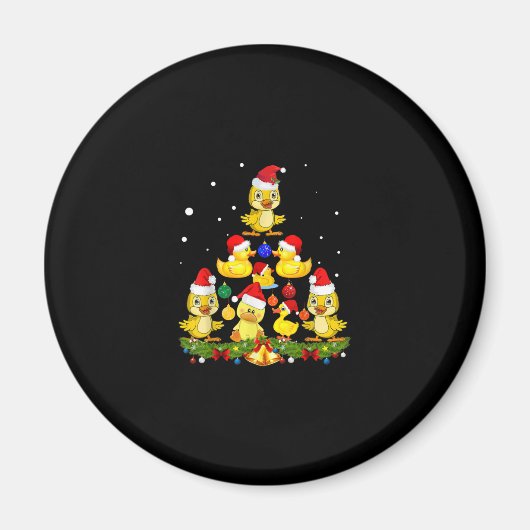 Duck Christmas Tree Magnet (Vorne)