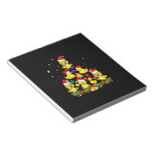 Duck Christmas Tree Notizblock (angewinkelt)