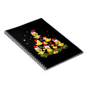 Duck Christmas Tree Notizblock (Rechte Seite)