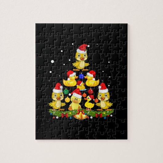 Duck Christmas Tree Puzzle (Vertikal)