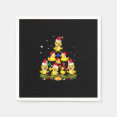 Duck Christmas Tree Serviette (Vorderseite)