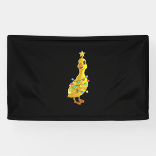 Duck Christmas Tree T Lights Decor Star Geschenk X Banner