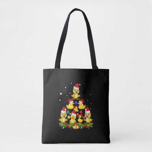 Duck Christmas Tree Tasche (Vorderseite)