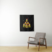 Duck Christmas Tree Wandteppich (Beispiel)