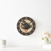 Duck Clock Runde Wanduhr (Zuhause)
