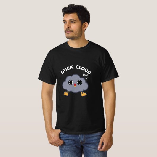 Duck Cloud Funny Weather Pub T - Shirt (Vorne ganz)