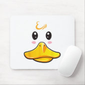 Duck Costume Niedlich Rubber Ducky Face Halloween Mousepad (Mit Mouse)