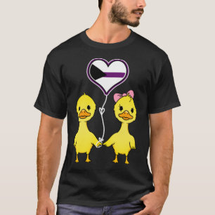 Duck Couple Demisexual Pride labrador Mama Labrado T-Shirt