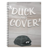 Duck & Cover Notizblock (Vorderseite)