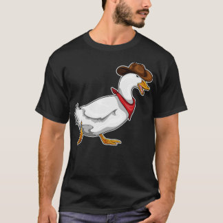 Duck Cowboy Cowboy-Hut T-Shirt