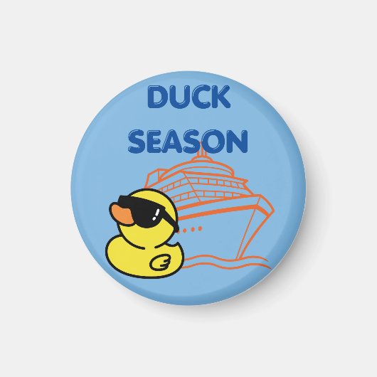 Duck Cruise Ship Magnet (Vorne)