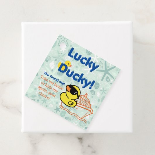 Duck Cruise Tag Geschenkanhänger (Beispiel)