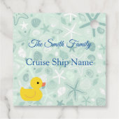 Duck Cruise Tag Geschenkanhänger (Rückseite)