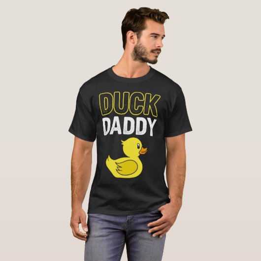 Duck Daddy Funny Duck Vater T-Shirt (Vorne ganz)