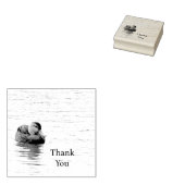 Duck Danke, Rubber Briefmarke Gummistempel (Stempel)