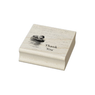 Duck Danke, Rubber Briefmarke Gummistempel