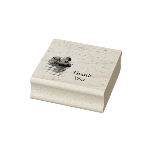 Duck Danke, Rubber Briefmarke Gummistempel (Stempel)