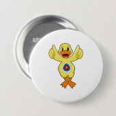 Duck Darts Bullseye Button (Vorne & Hinten)